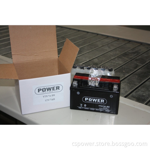 Motorcycle Starting Lead-Acid Battery Ytx7a-Bs (MF)